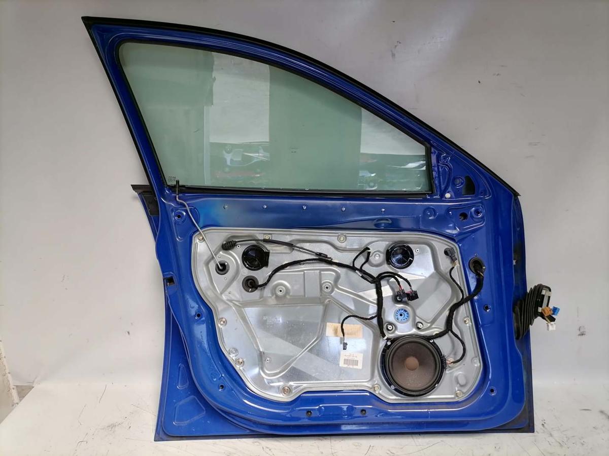 Seat Ibiza 6L original Tür vorn links LS5G Azul Swing Blue 5-Türer Bj.2003